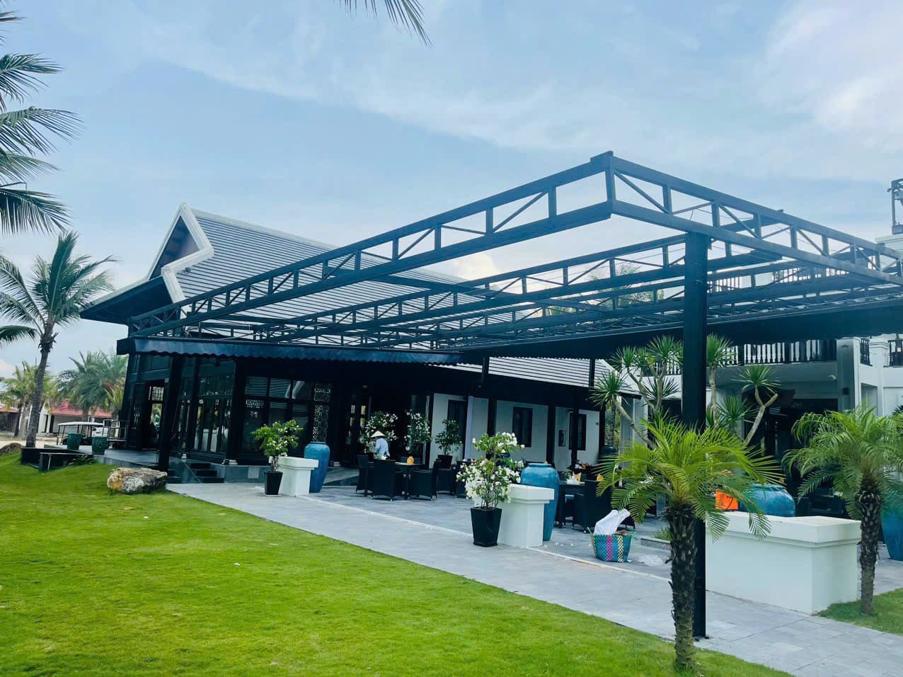 Mái xếp tay quay tại Bliss Hoi An Resort