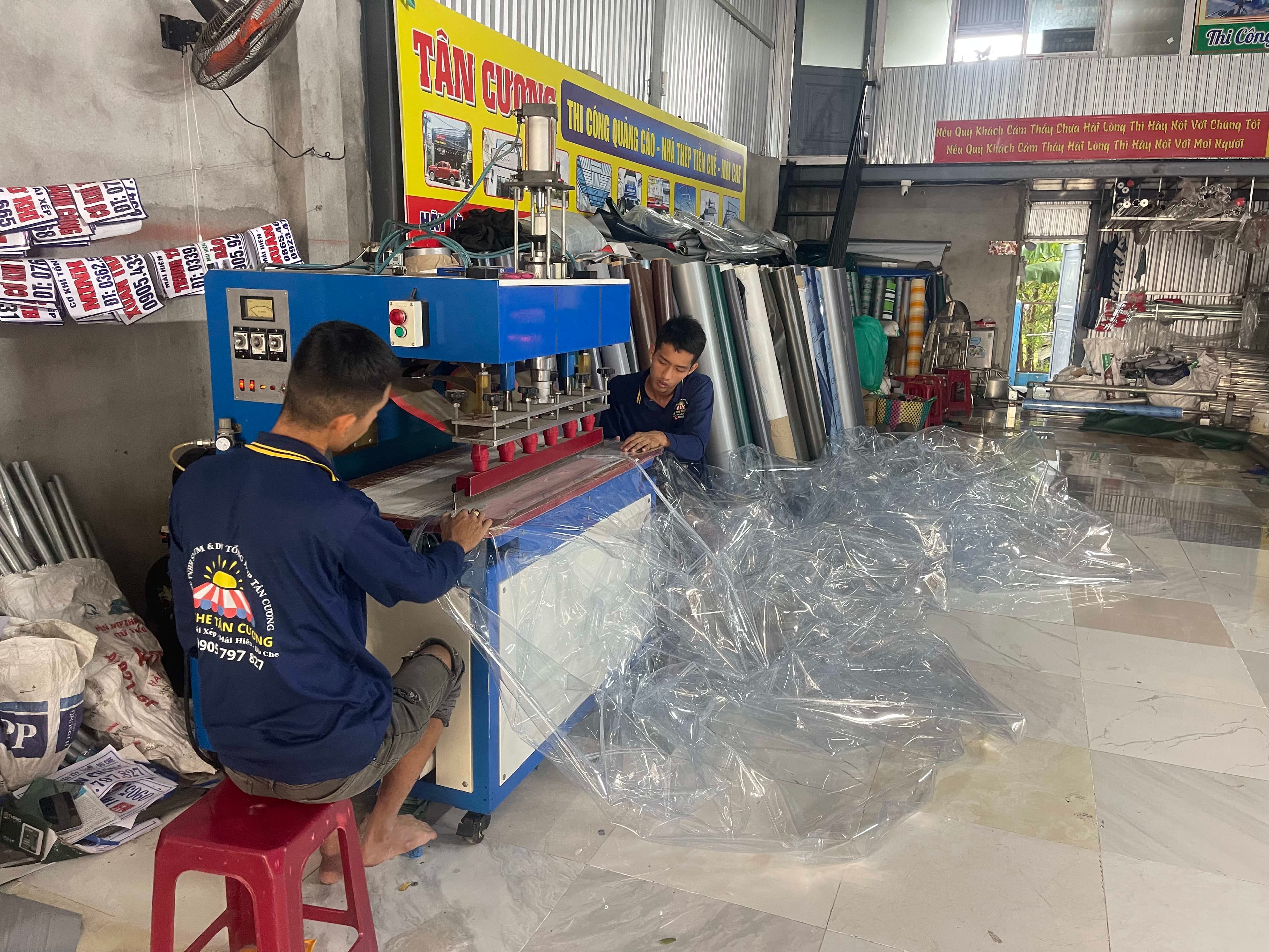 Gia công và thi công bạt che mưa theo yêu cầu - ảnh 9