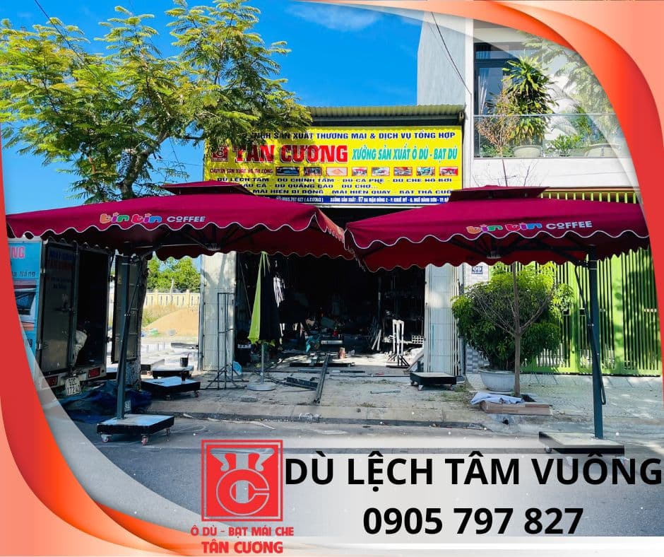 Dù lệch tâm vuông tại Đà Nẵng – Đa dạng kích cỡ, đáp ứng mọi nhu cầu
