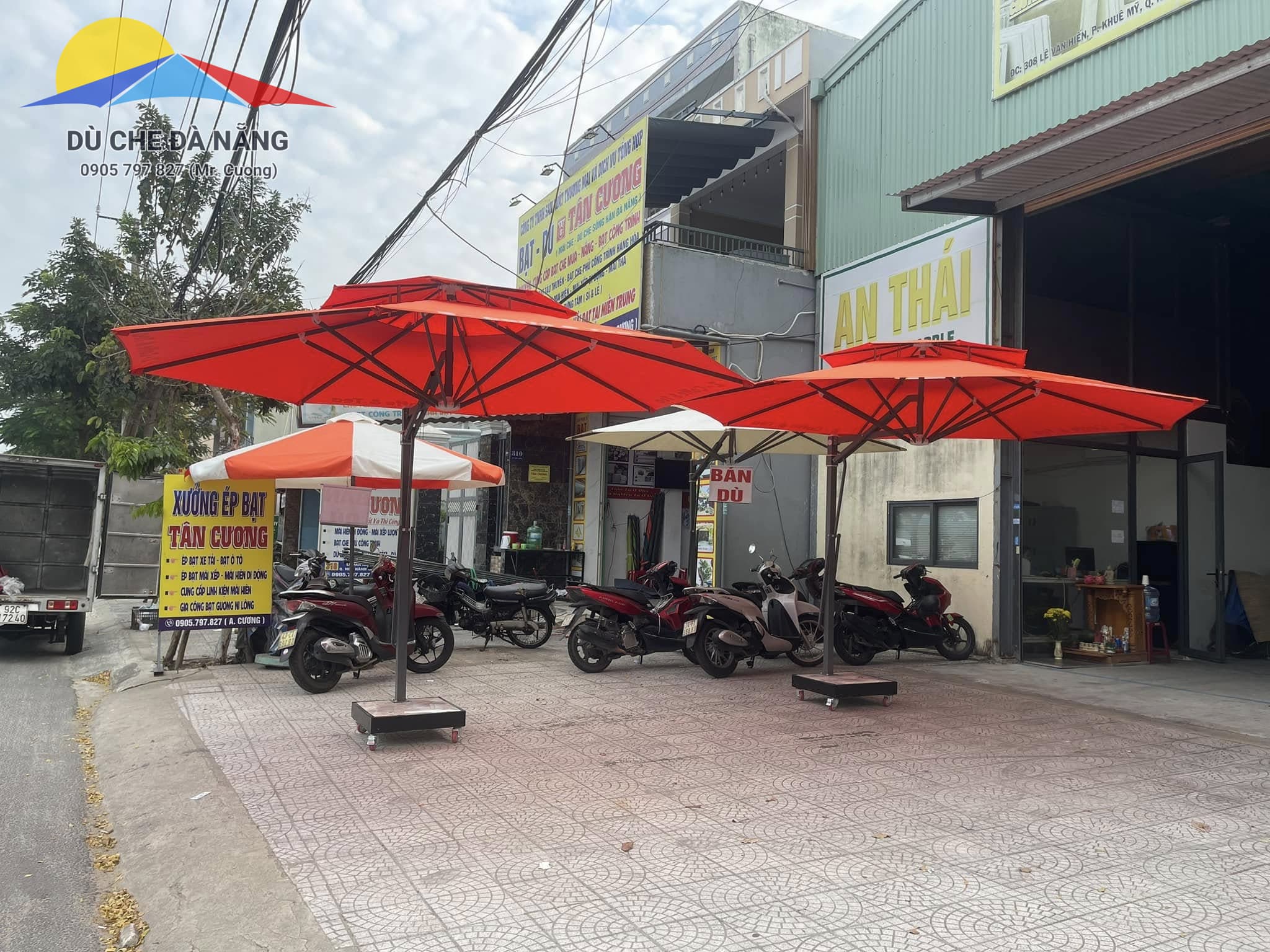 Dù che giá rẻ tại Đà Nẵng – Mua dù che số lượng lớn, giá sỉ cực tốt