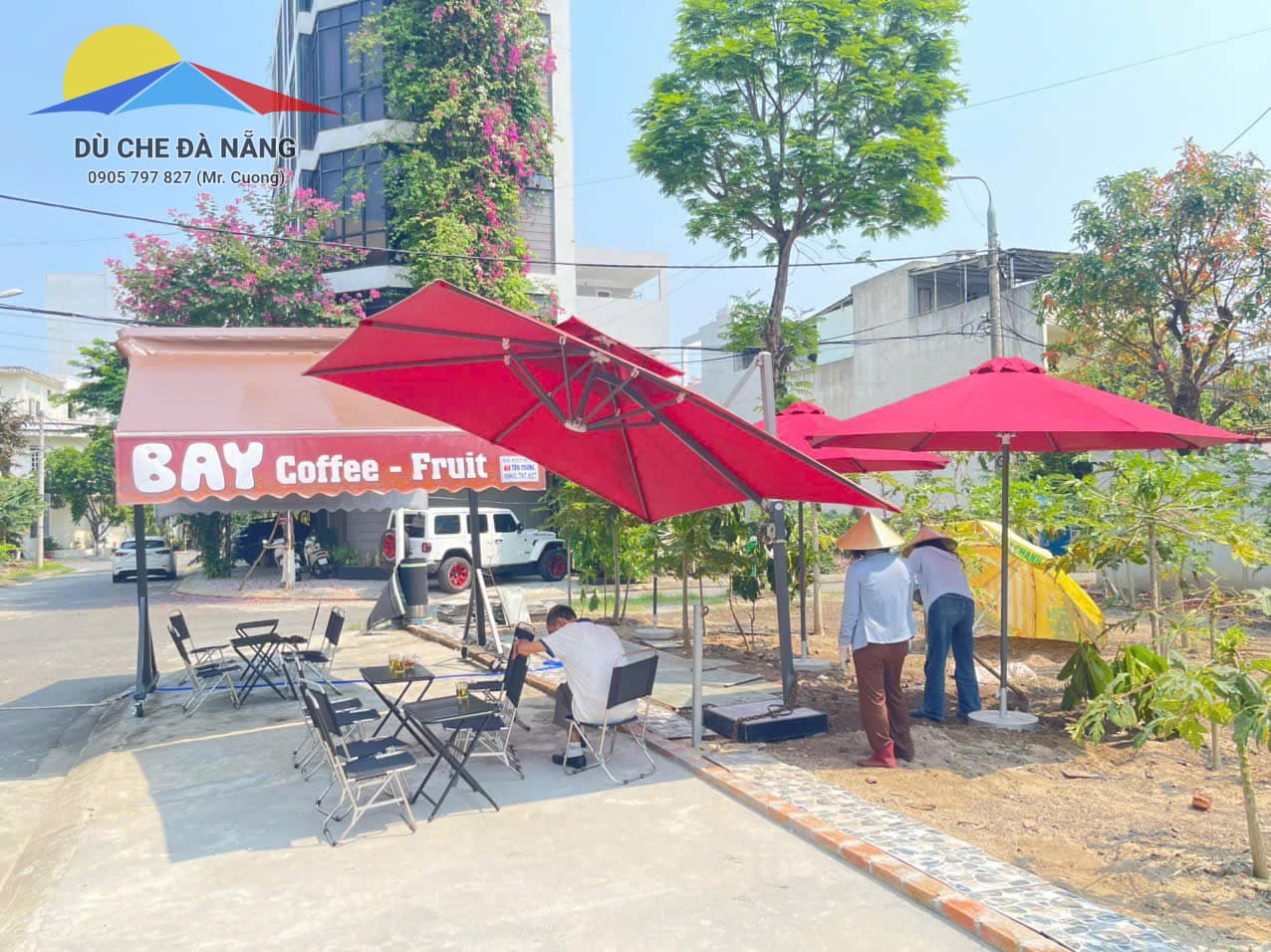 Dù che giá rẻ tại Đà Nẵng – Bền đẹp, đa dạng mẫu mã